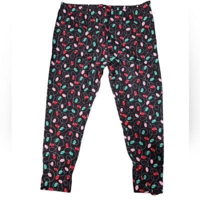 No Boundaries Size XXXL 3X Size 21 Pull On Christmas Lights Leggings